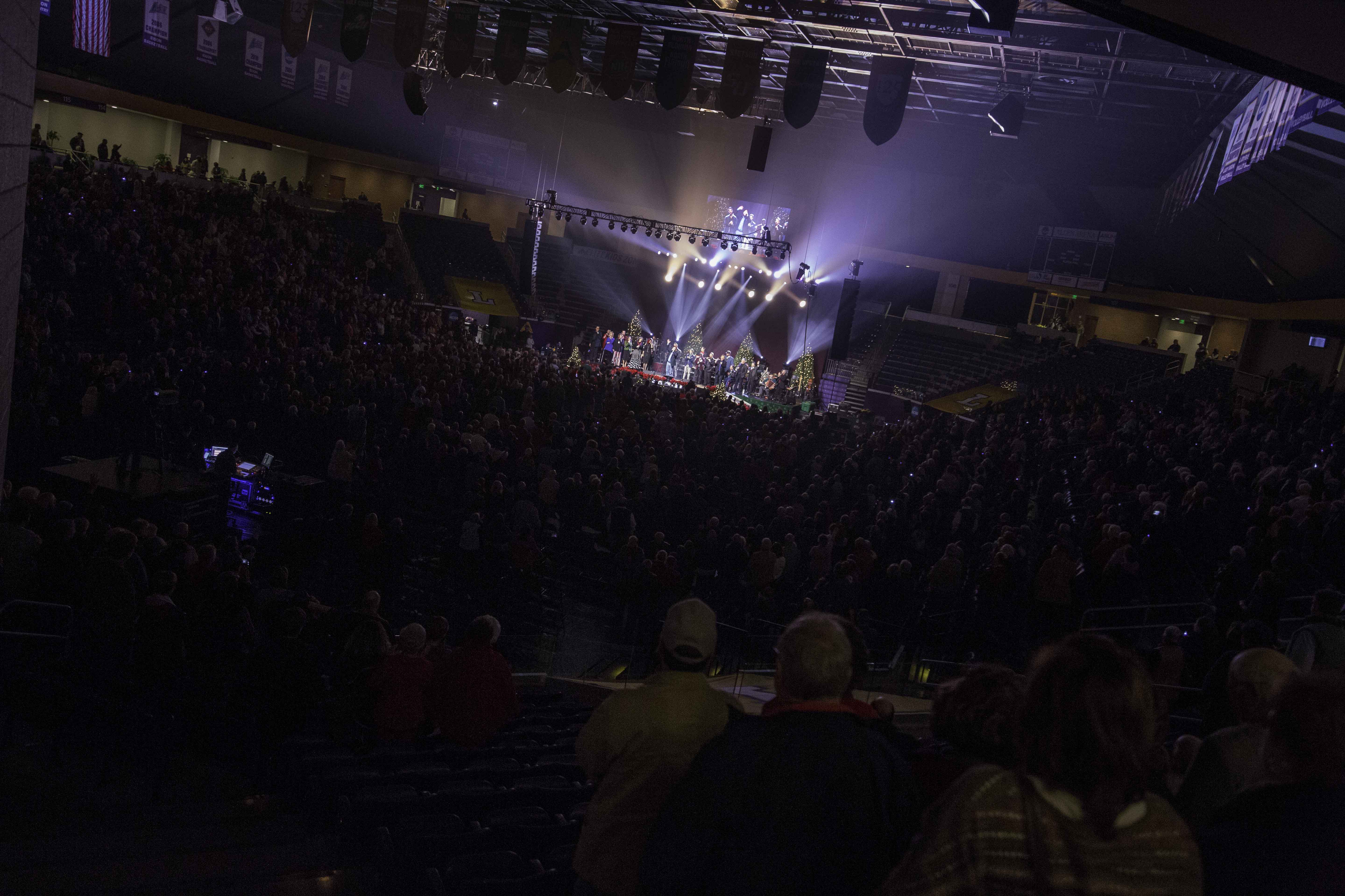  The Gaither Homecoming Friends and audience at Lipscomb University 