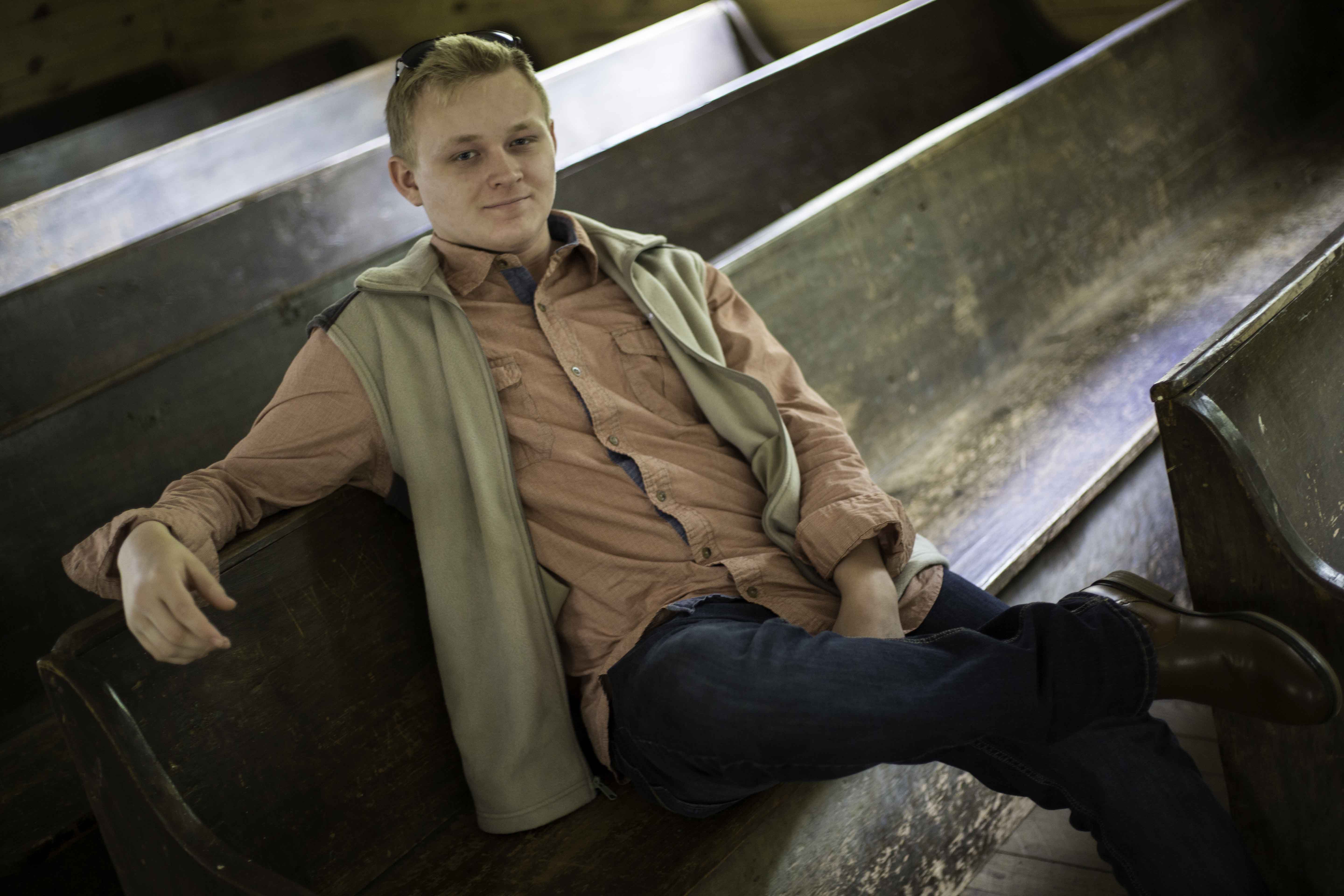  Dallas Beasley during a recent Senior Pics Photo Shoot (Cades Cove, TN) 
